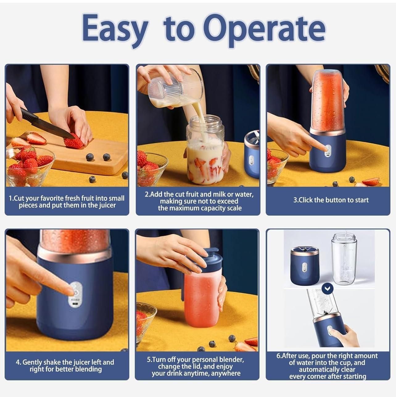 Small Portable Juicer – Blend Anywhere, Anytime!